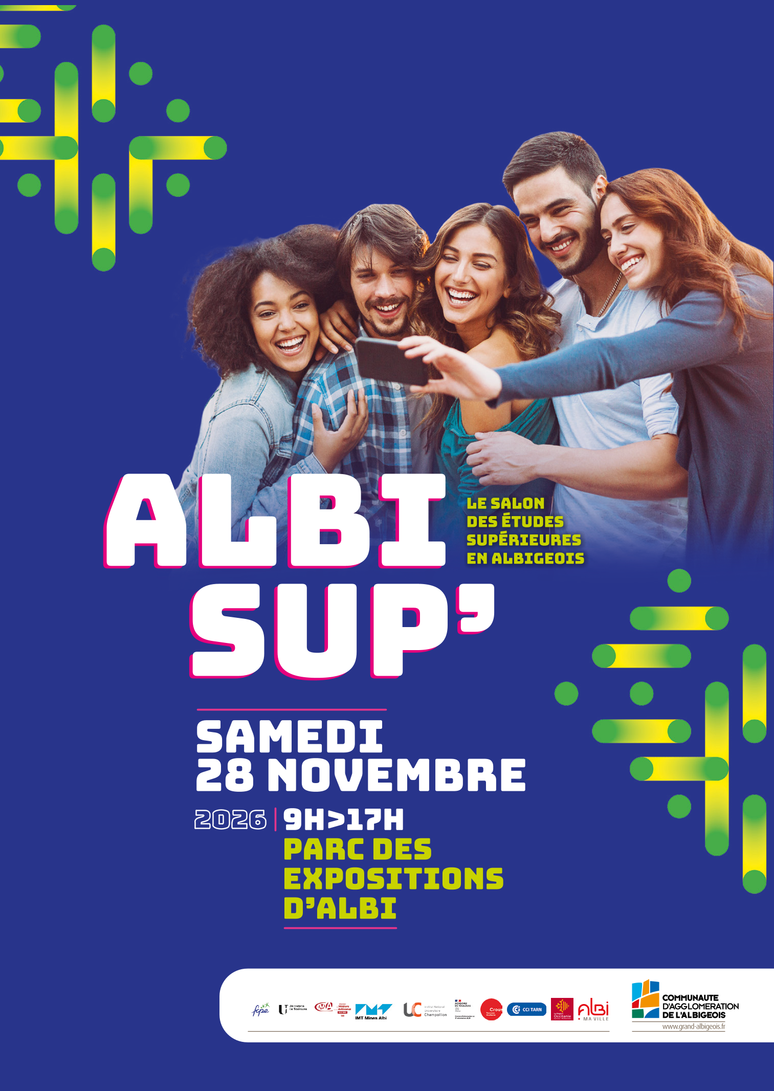 Salon Albi Sup' - Samedi 28 novembre 2026 de 9h à 17h - Parc des expositions d'Albi